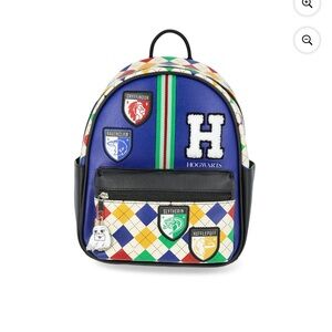 Harry Potter Crest 10.5 Mini Backpack Blue